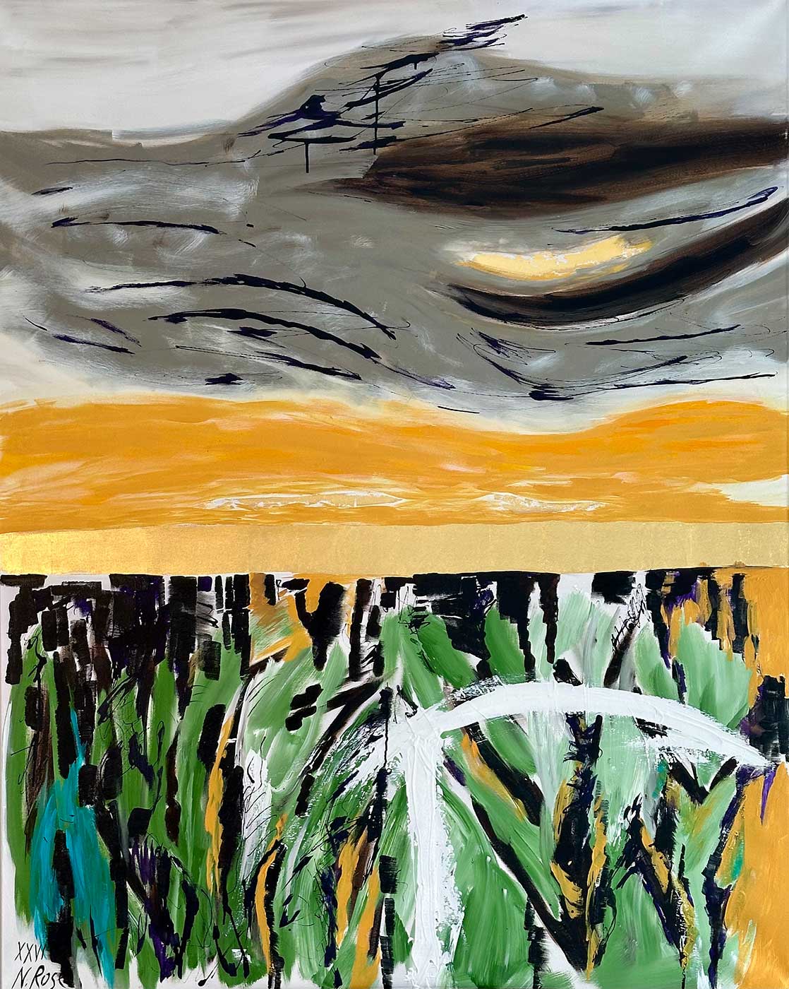 Natalia Rose: Between Heaven and Earth / Acrylic on Canvas, 150x120 cm, 2026 Image: Natalia Rose