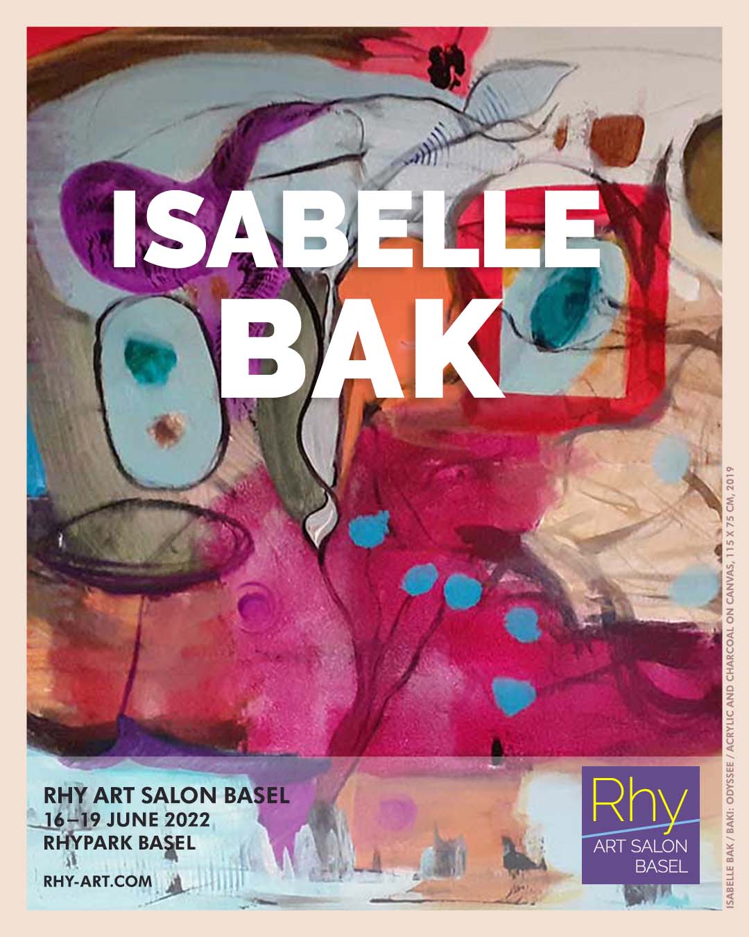 Isabelle Bak at Rhy Art Salon Basel 2022