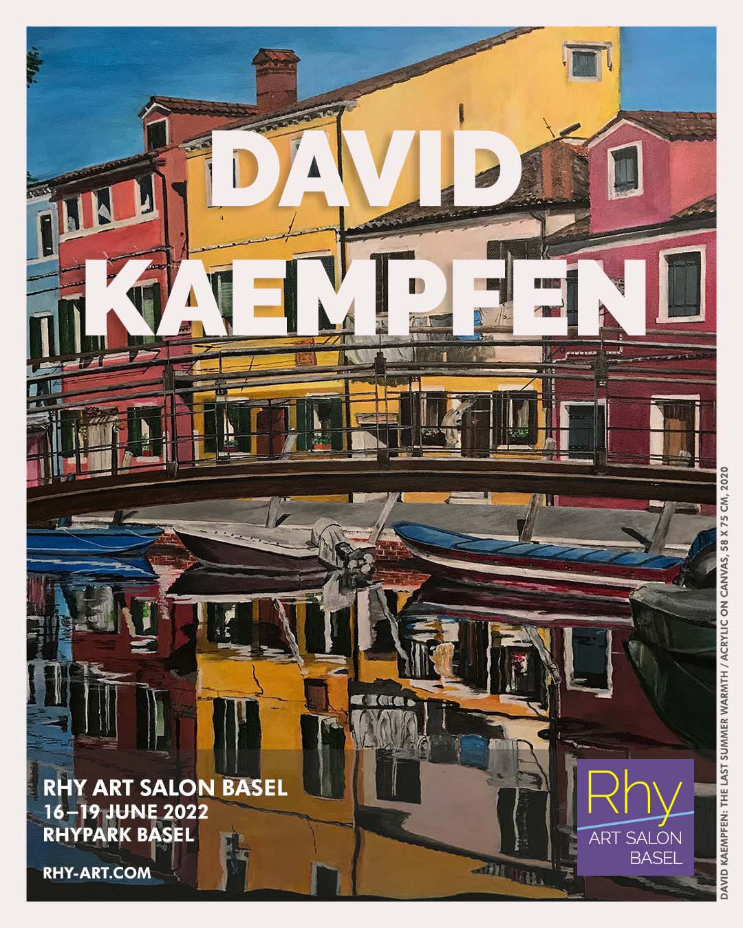 David Kämpfen at Rhy Art Salon Basel 2022
