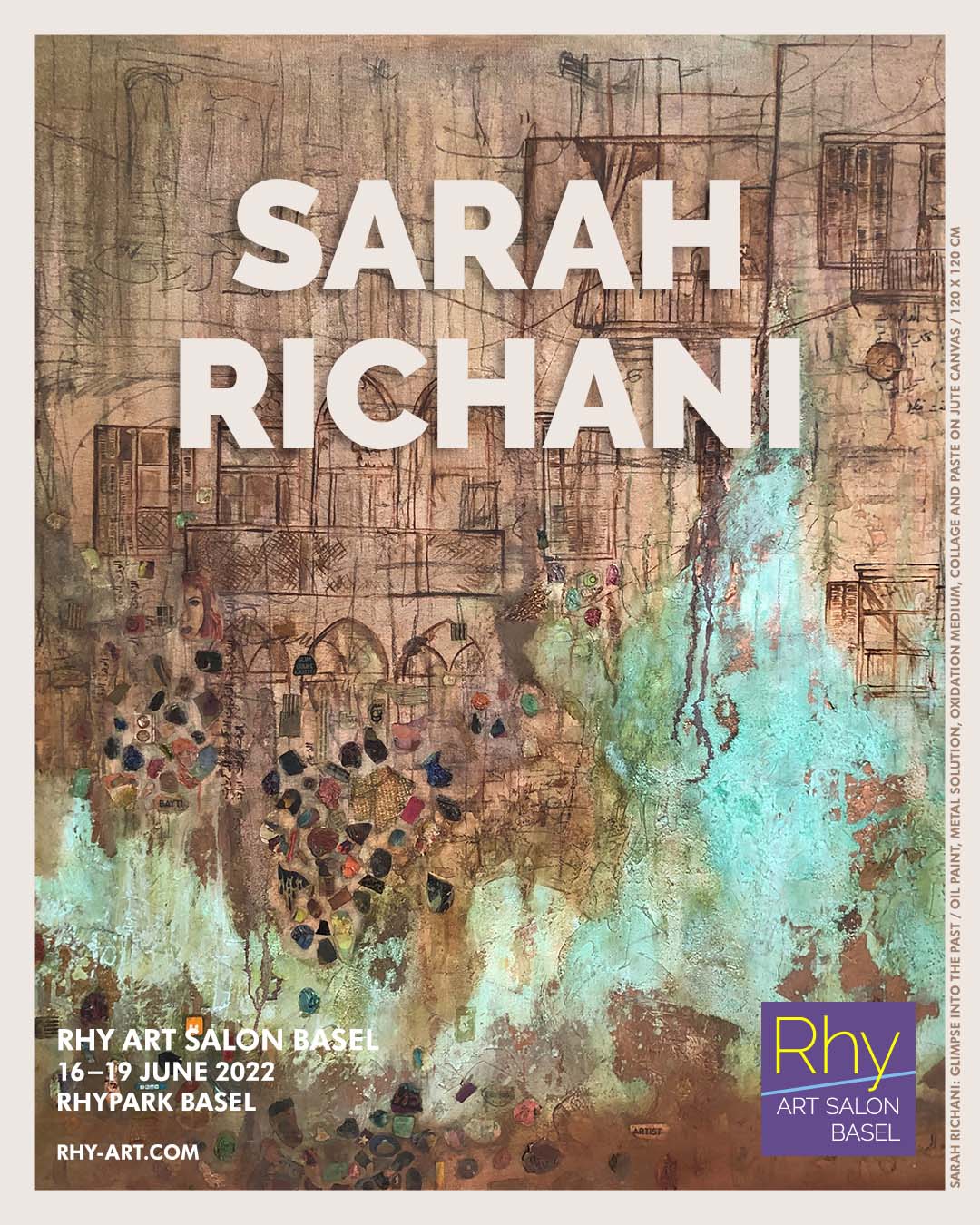 Sarah Richani at Rhy Art Salon Basel 2022